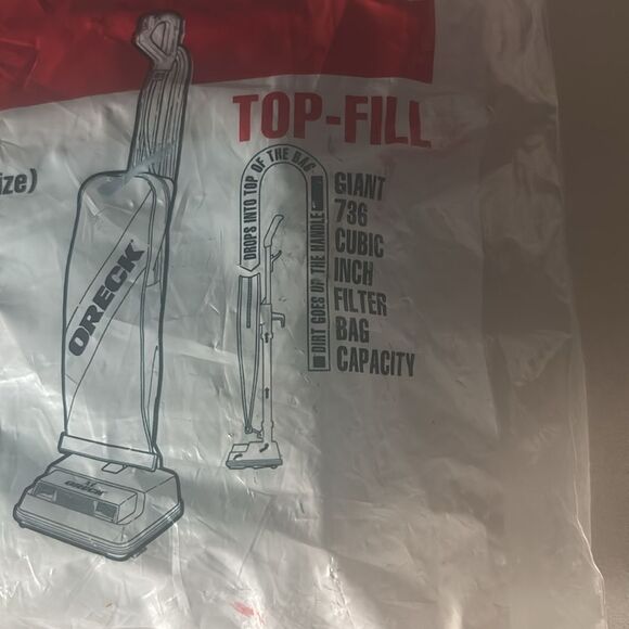 Oreck Commercial PK80009 Disposable Vacuum Bags XL Standard Filtration 9/Pack - Picture 4 of 5